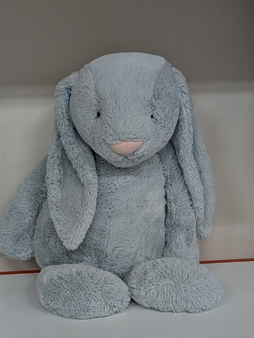 Jellycat "Really Big"  Bashful Beau Bunny. 26 Inches Long.